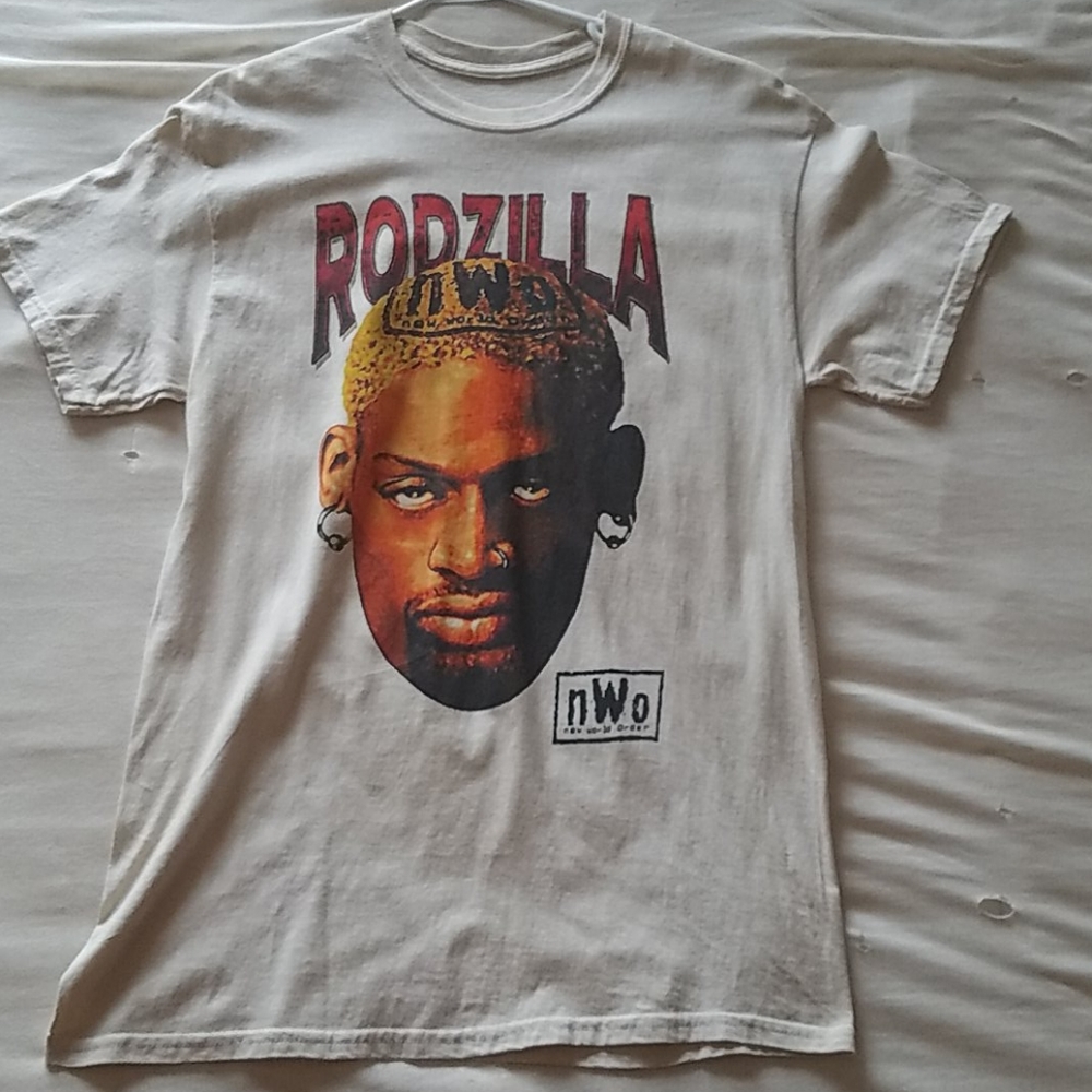 Vintage dennis Rodman wrestling shirt